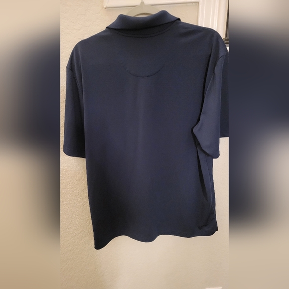 Jack Nicklaus Golf Polo Size Large Mens Shirt Blue Collared Golf POLO YLLW LOGO - Picture 5 of 5